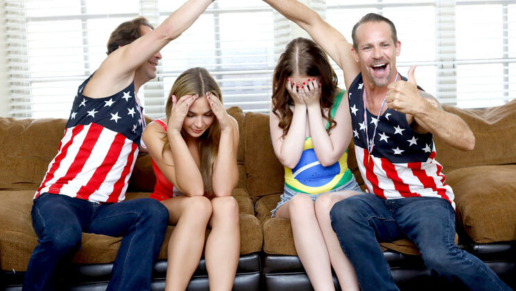 [DaughterSwap] - Foursome Frenzy: Olympic Style - Blair Williams - Filthy Rich - Maya Kendrick - Eric John