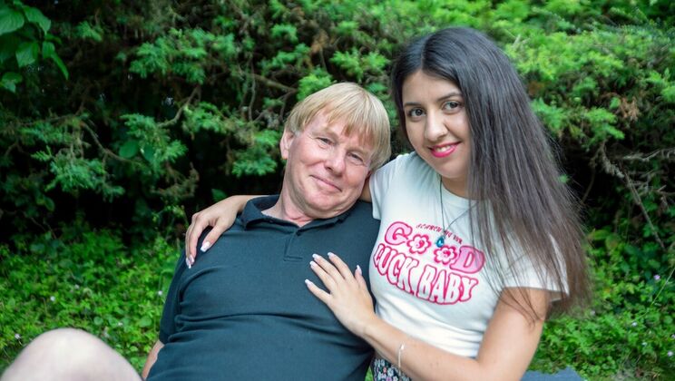 [Oldje] -  Brunette Girl for Deepthroat and Doggystyle  - Katty West - Felix