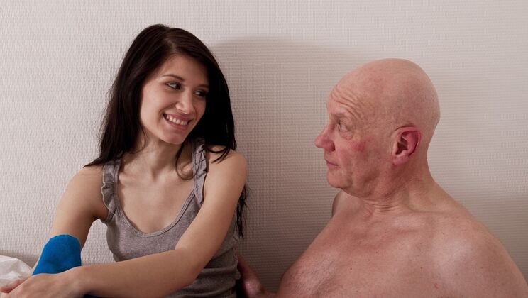 [Oldje] - Lilli the Skinny Maid in Hardcore Strip and Fuck