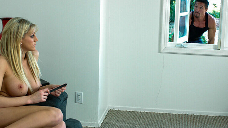 [NeighborAffair] - Wife Eve Laurence Cheats with Next Door Guy in a Blowjob - Tommy Gunn - Eve Laurence