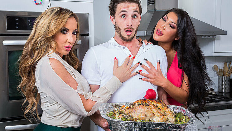 [MyFriend'sHotMom] - Big Tit MILFs Richelle Ryan and August Taylor Gang Bang Young Stud - August Taylor - Richelle Ryan - Lucas Frost