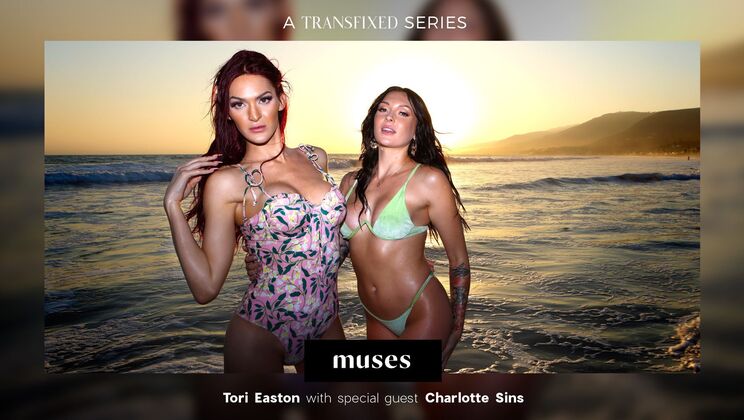 Charlotte Sins and Tori Easton Lesbian Sex