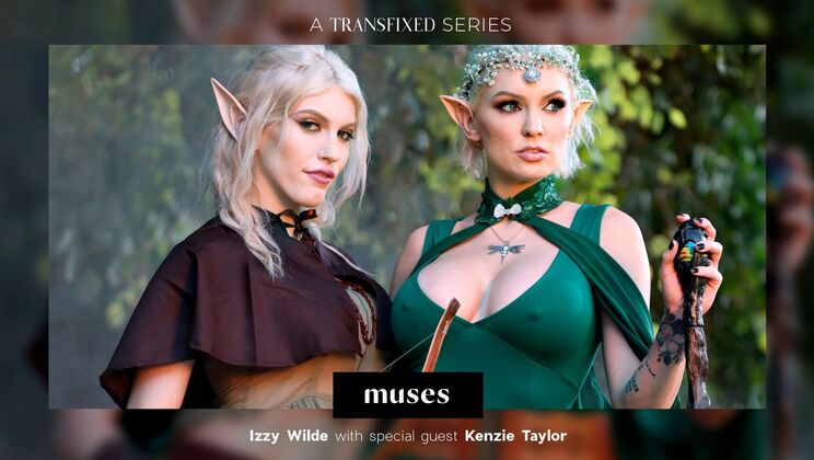 [AdultTime] - Big Titted Izzy Wilde in Doggystyle Action - Kenzie Taylor - Izzy Wilde
