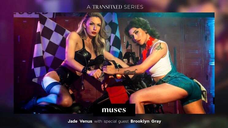 [AdultTime] - Doggystyle with Brunette Jade Venus - Brooklyn Gray - Jade Venus