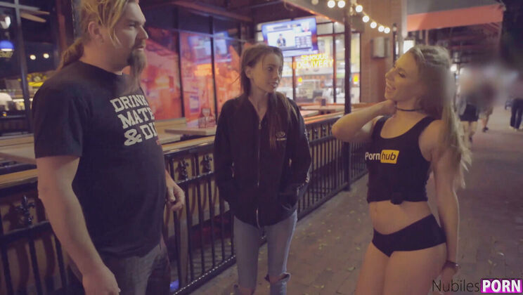 [NubilesUnscripted] - Big Cock Delights Anya and Aria - Anya Olsen - Aria Haze