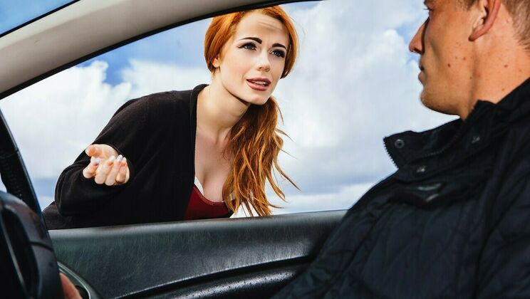 [StrandedTeens] - Ella Hughes British Sucks and Licks Dick - Ella Hughes