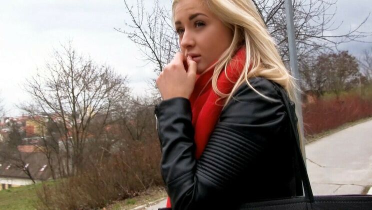 [PublicPickups] - Cayla Lyons Euro Blonde Small Tits - Cayla Lyons