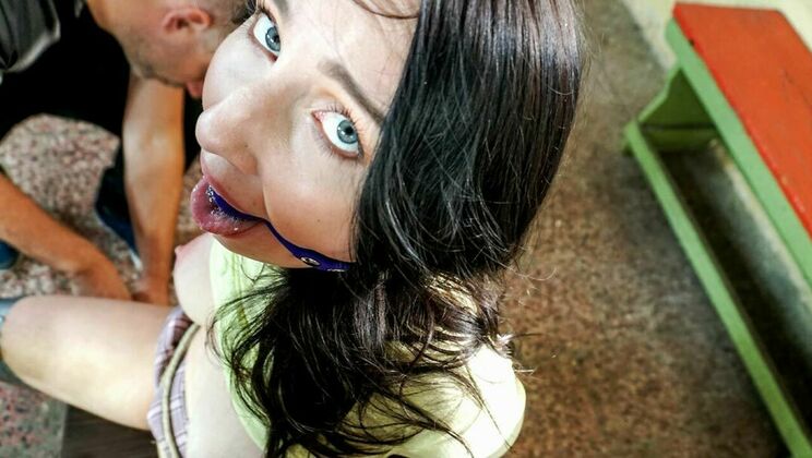 [Submissed] - Sex Toy Play with Gagging by Bella Angel - Bella Angel