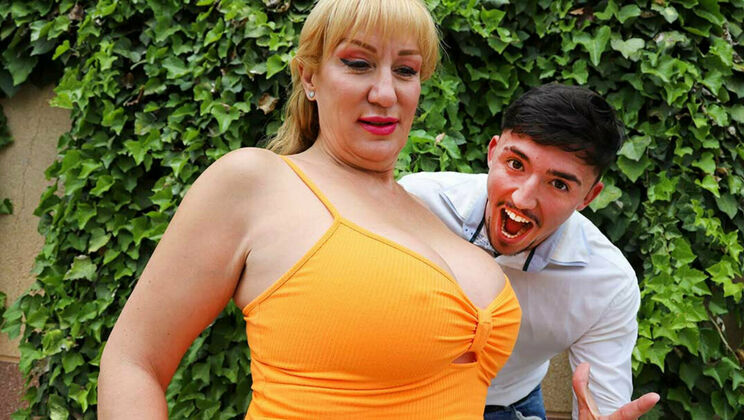 [Grandmams] - Spanish MILF Rides Young Toy Boy