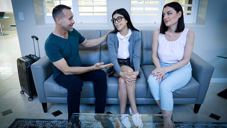 [FosterTapes] - Lingerie and Stockings: Foster Mom and Teen's Seduction