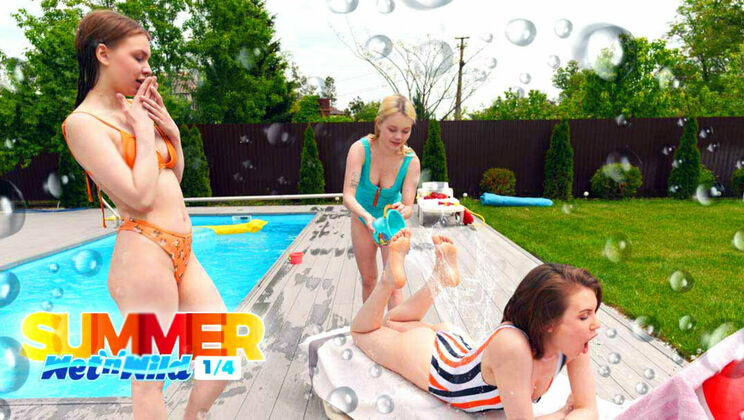 [ClubSweethearts] - European Wet and Wild Lesbians - Milka Wey - Lana Rose - Rebecca Nikson