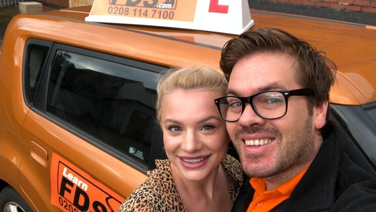 [FakeDrivingSchool] - Cowgirl Action with Tattooed Elizabeth Romanova - Ryan Ryder - Elizabeth Romanova