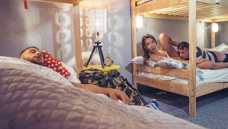 [FakeHostel] - Threesome Frenzy with Sam Bourne