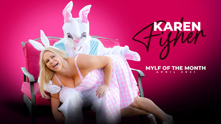 [MylfOfTheMonth] - Blonde Easter Slut - Karen Fisher - Robby Apples