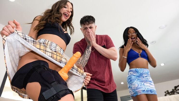 [Brazzers] - Strap-On and Pussy Licking Fun