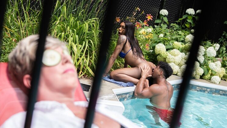 [TransAngels] - Wet and Oiled Ass Licking Part 2 - Leilani Li - Kenzo Alvarez