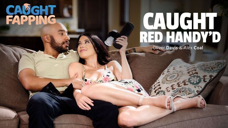 [CaughtFapping] - Redhead Gets Caught and Fucked - Alex Coal - Oliver Davis