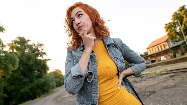 [PublicAgent] - Cherry Candle's Outdoor Fuck