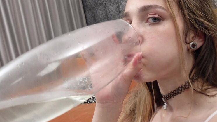 [ErikaKortiStudio] - Young Polish Teen Ellie Wain Takes Two Big Black Cocks - Rough DP, Pissing, Cum Swallow