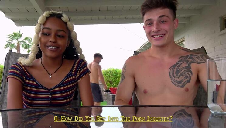 [HotGuysFuck] - The Adult Film Star: 21 Questions - Destiny Mira - Dustin Hazel - Chase Arcangel - Marie Jacob - Dustin Reynolds