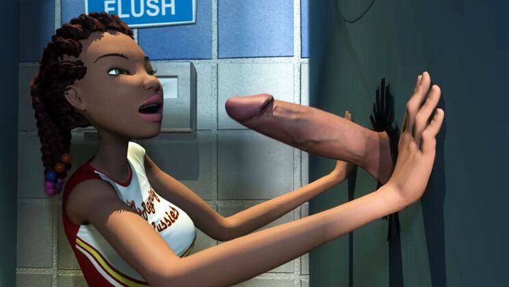 Deepthroat Cartoon with Facial Cumshot