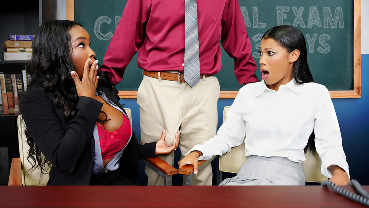 [PervPrincipal] - Naomi Foxxx and Eden West Seduce Teacher Peter Fitzwell - Naomi Foxxx - Eden West - Peter Fitzwell