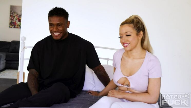 [HotGuysFuck] - Brunette Beauty Francesca Rossi Gets Wild with Calvin Beckham - Francesca Rossi - Calvin Beckham