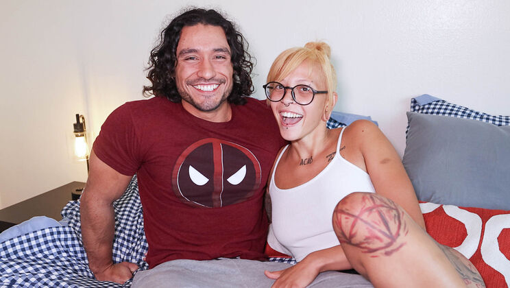 [HotGuysFuck] - Mai Cox's Long, Dark Hair Sways as Leo Woodman Fucks Her - Mai Cox - Leo Woodman