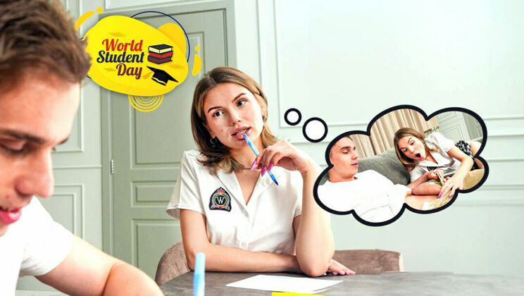 [ClubSweethearts] - World Student Day Teen Sex in Doggystyle - Milka Wey - Cristafeer Robien