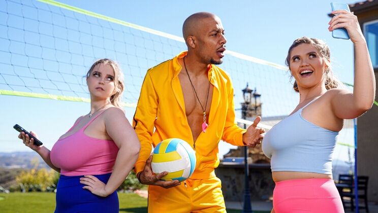[Brazzers] - Blonde BombsHELLS: Volleyball Edition - Codi Vore - Dwayne Foxxx - Angie Faith