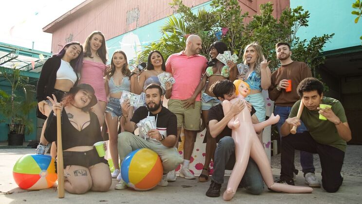 [MoneyTalks] - Block Party with Naked Girls and Big Cocks - jmac - Macy Meadows - Lacey London - Krissy Knight - Mandy Waters - Mason Gray - Carrion Ivy