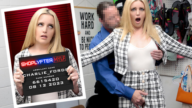 [ShopLyfterMYLF] - Rough Sex and Gagging with a Skinny MILF - Jack Vegas - Charlie Forde