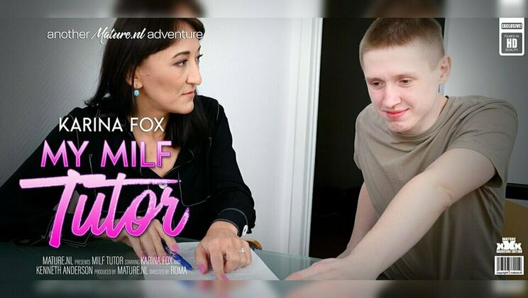 [Mature.nl] - Brunette MILF Karina Fox Fucks Young Lad in Doggystyle - Kenneth Anderson - Karina Fox