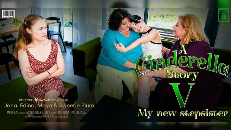 [Mature.nl] - Big Titted Stepmoms Make Teeny Maya Jealous of New Stepdaughter - Maya - Jana - Edina - Sweetie Plum