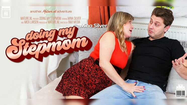 [Mature.nl] - Old and young lovers have a doggystyle affair - Mick Larsen - Mina Silver