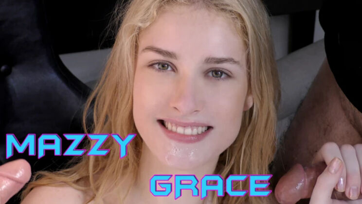 Hot Blonde Mazzy Grace Rimming & Double Penetration Action