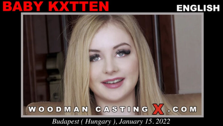 [WoodmanCasting] - Anal Play with Baby Kxtten - Baby Kxtten