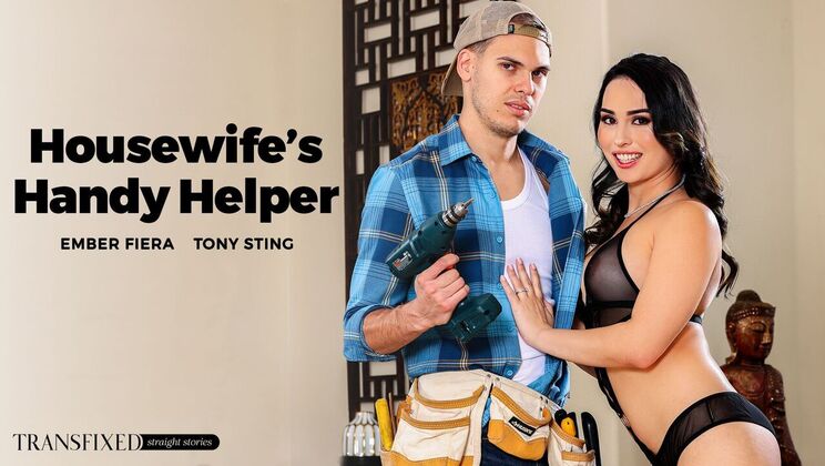[Transfixed] - Asian Shemale Ember Fiera's Blowjob - Tony Sting - Ember Fiera