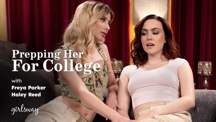 [Girlsway] - Smaller Tits But Bigger Fun in College - Haley Reed - Freya Parker