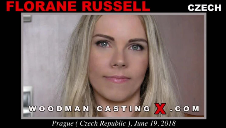 [WoodmanCasting] - Double Penetration for Blonde Russell - Florane Russell