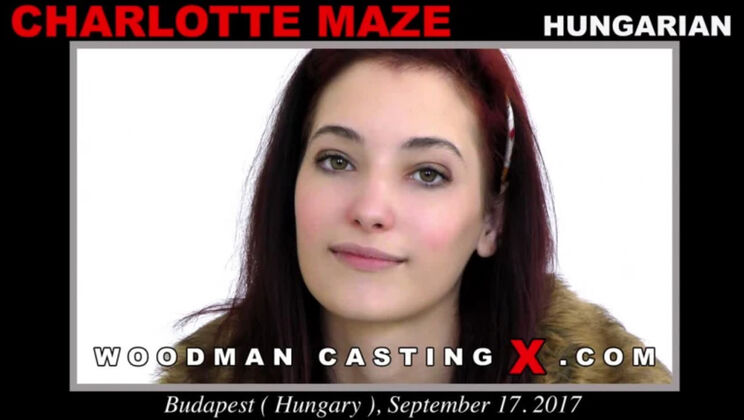 Brunette Beauty Charlotte Maze Seduces