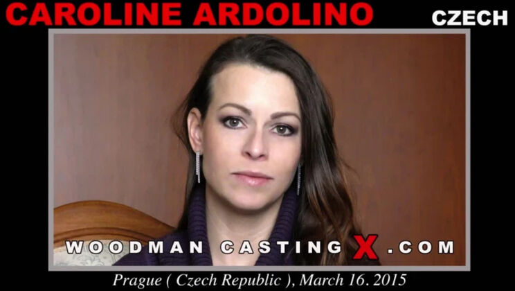 [WoodmanCasting] - Threesome Fucking with Caroline Ardolino - Caroline Ardolino