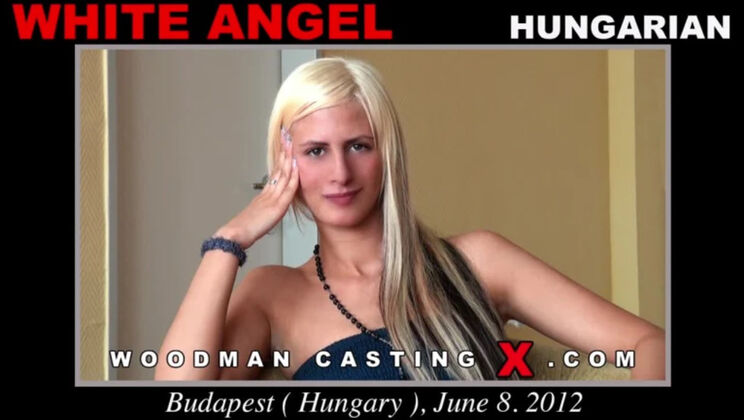 Blonde White Angel Takes Anal & DP Rough
