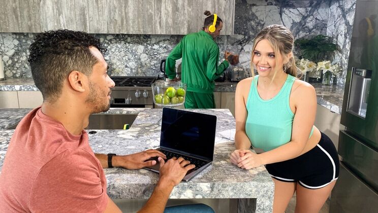 [CrazyCollegeGFs] - Natural Cheating Big Kitchen - Alex Jones - Angie Faith