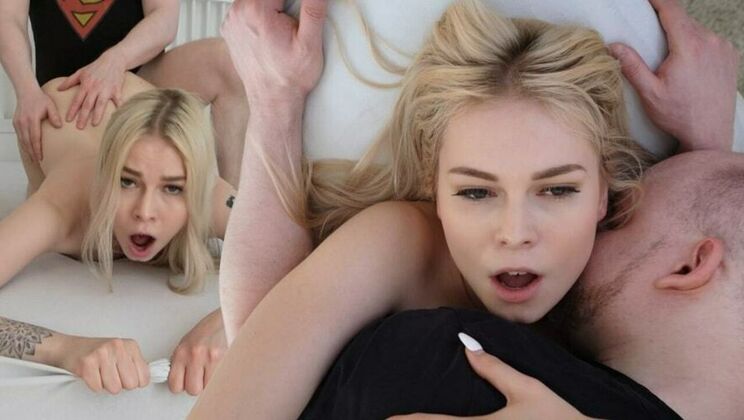 [PornForce] - Creampie Fun with Petite Blonde Teen - Mimi Cica - Butt Spencer
