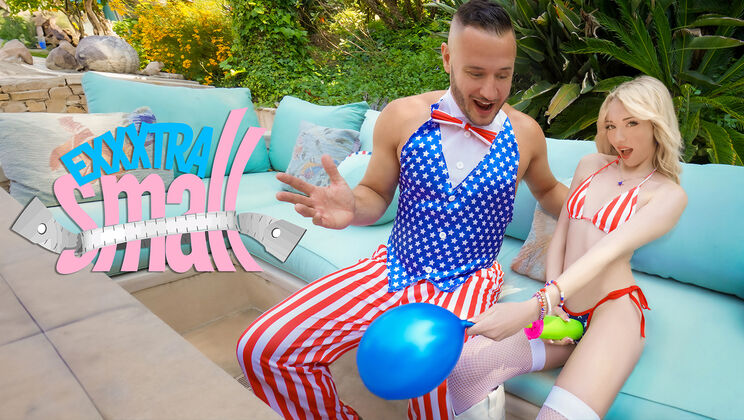 [ExxxtraSmall] - Patriotic Spanking for Petite Blonde - Danny Mountain - Cecelia Taylor