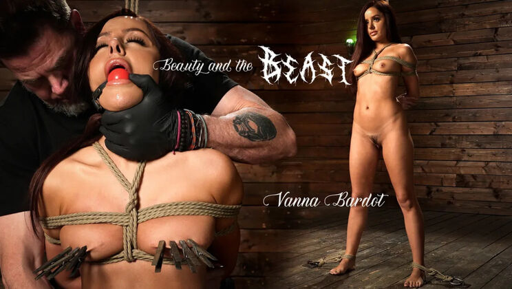 [Hogtied(Kink)] - Natural Beauty in Rope Suspension - Vanna Bardot - The Pope