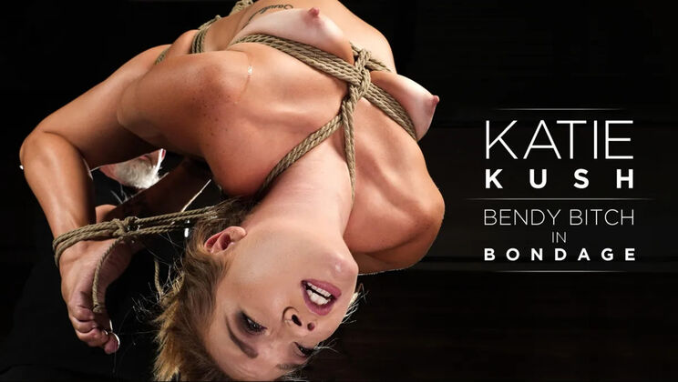 [Hogtied(Kink)] - Bendy Bitch Katie Kush in Rope Suspension - The Pope - Katie Kush