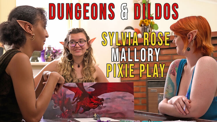 [GirlsOutWest] - Sex Toys and Lesbians: Mallory, Sylvia & Pixie - Mallory - Sylvia Rose - Pixie Play