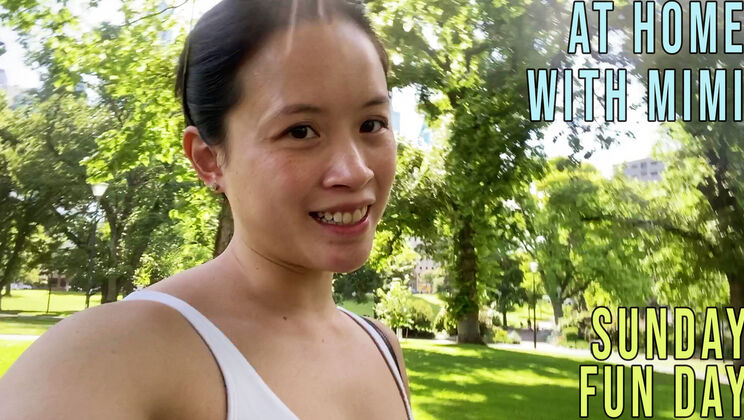 [GirlsOutWest] - Mimi P's Solo Sunday Fun At Home - Mimi P